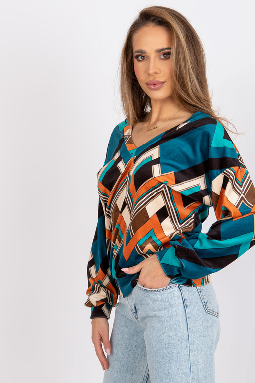 Mereoranž Emma mustritega pluus