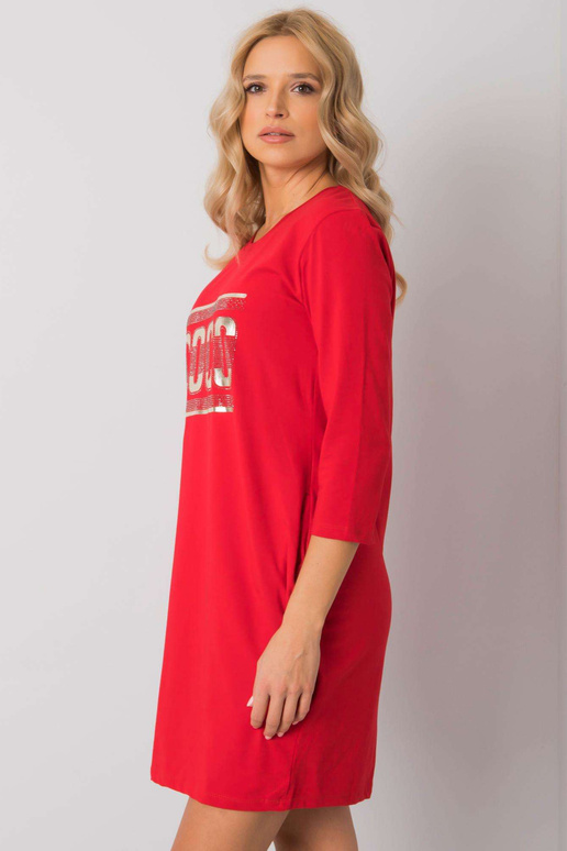 Punane taskutega kleit Marseille