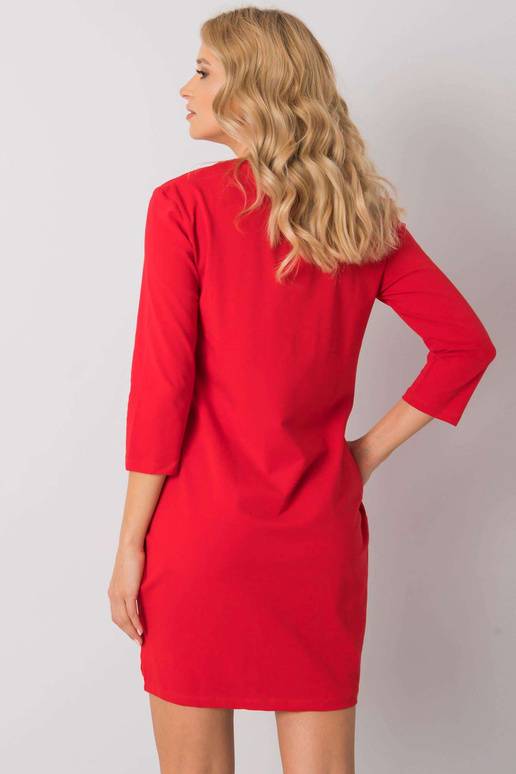 Punane taskutega kleit Marseille