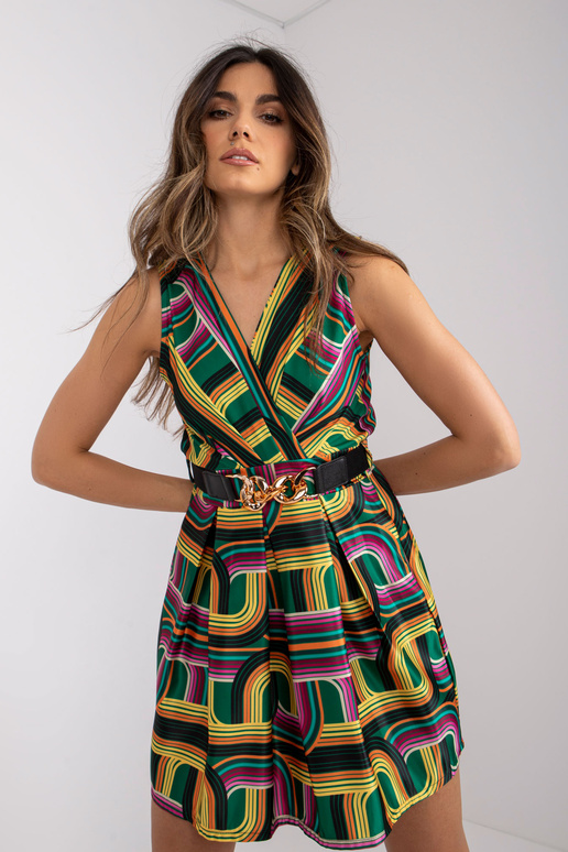 Roheline ja kollane mollyprintidega...