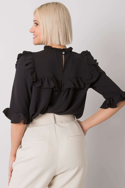 Must volangidega pluus Limassol RUE...