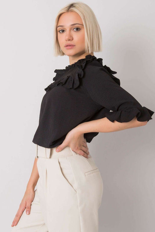 Must volangidega pluus Limassol RUE...