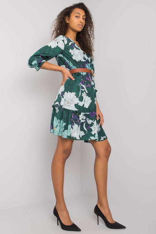 Roheline kleit Pensacola vööga