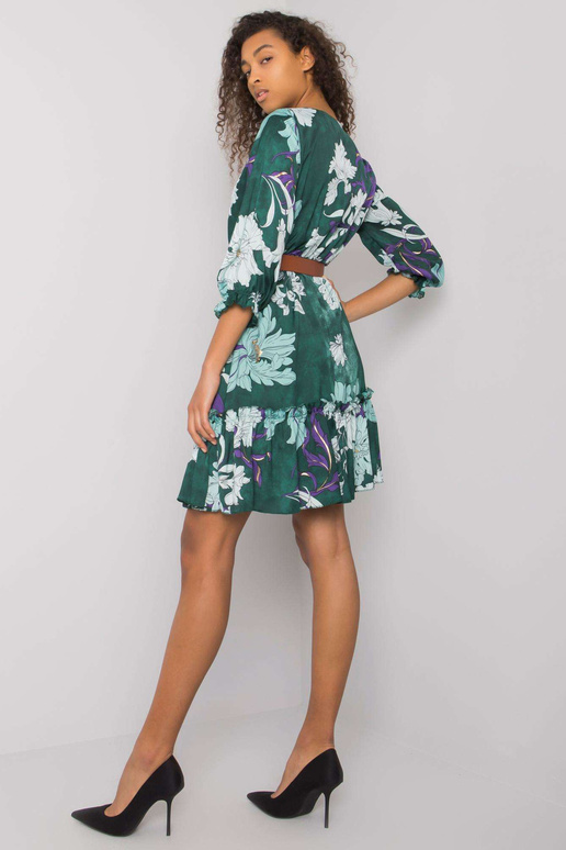 Roheline kleit Pensacola vööga