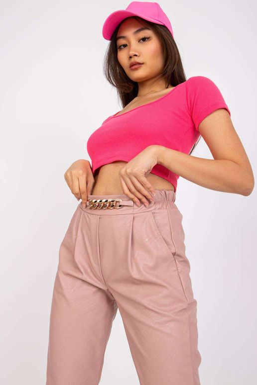 Roosad kunstnahast püksid Porto