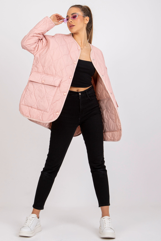 Määrdunud roosa tepitud jakk ilma... Määrdunud roosa tepitud jakk ilma...