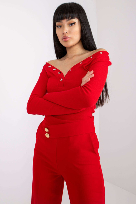 Punase triibuline pluus Tracy RUE PARIS