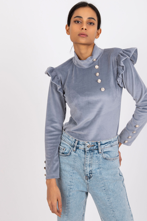 Hall veluurist pikkade varrukatega...