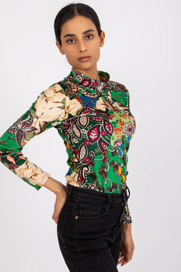 Rohelise mustriga pluus...