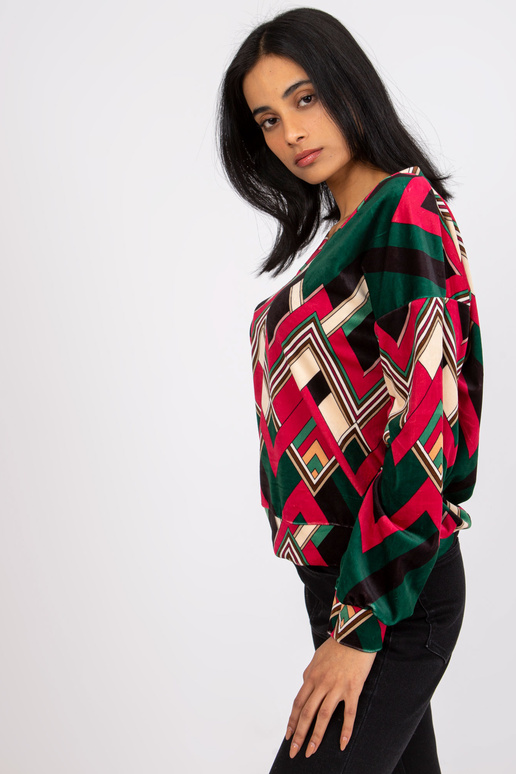 Roheline ja roosa veluurpluus Lea...