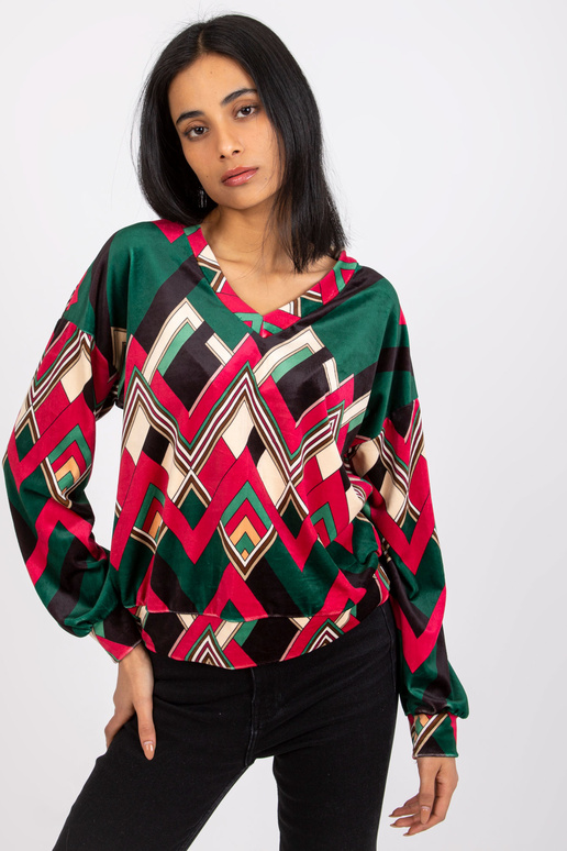 Roheline ja roosa veluurpluus Lea...