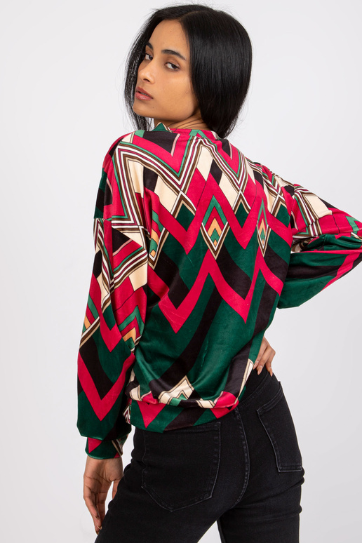 Roheline ja roosa veluurpluus Lea...