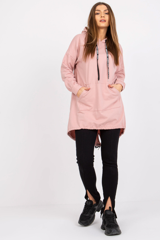 Määrdunud roosa naiste dressipluus,...