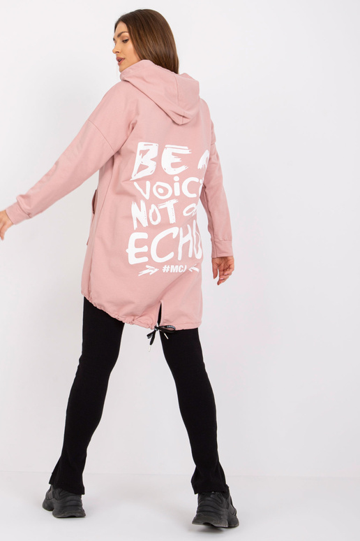 Määrdunud roosa naiste dressipluus,...