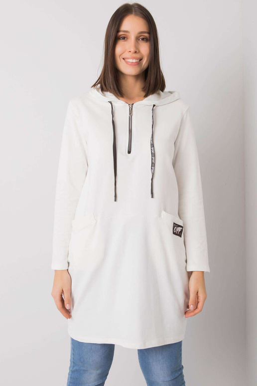 Ecru puuvillane tuunika pluss...