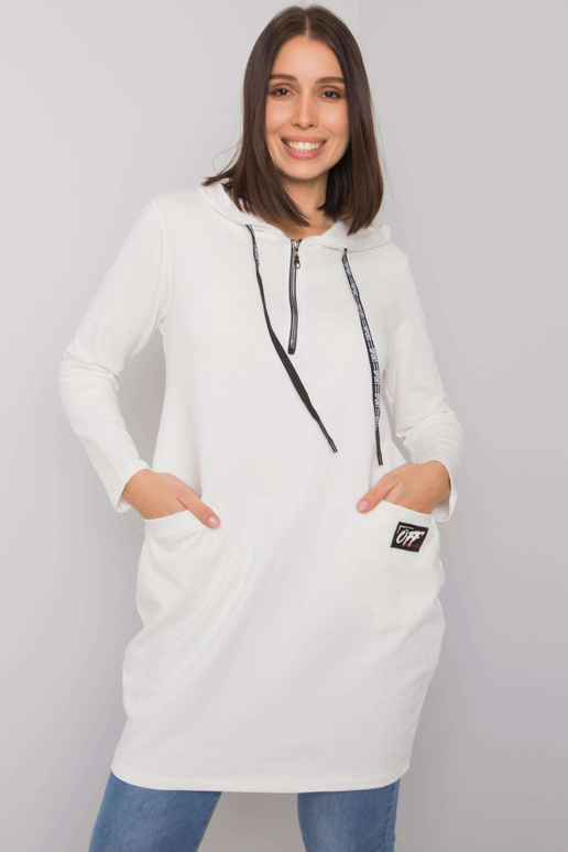 Ecru puuvillane tuunika pluss...