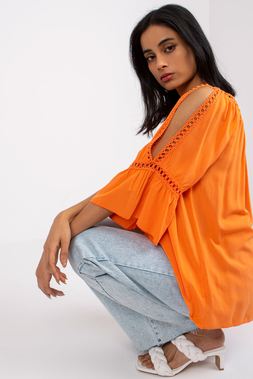 Oranž viskoosist pluus Kearney OCH BELLA