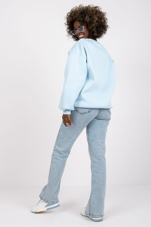 Helesinine Madeira kirjaga dressipluus