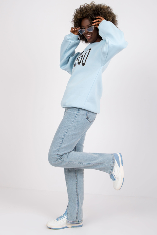 Helesinine Madeira kirjaga dressipluus