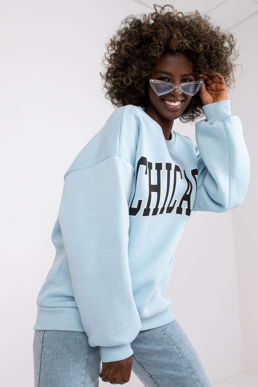 Helesinine Madeira kirjaga dressipluus