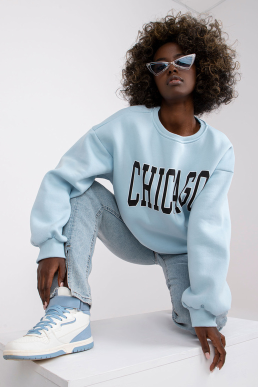 Helesinine Madeira kirjaga dressipluus