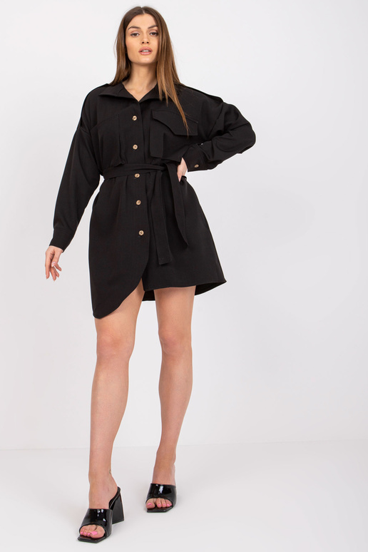 Must vööga särk Lucina RUE PARIS