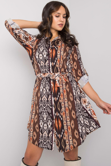 Must-pruun printidega kleit... 2