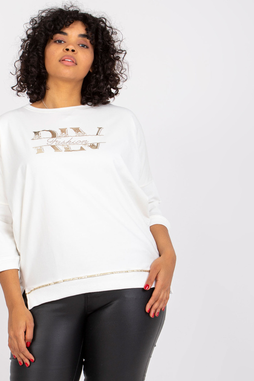 Ecru pluus pluss suuruses puuvillane...