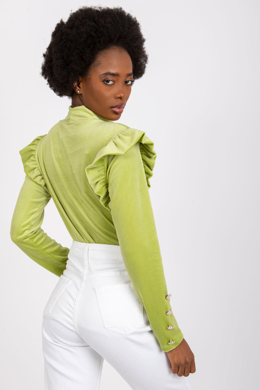 Capri õlgadel laimi veluur pluus...