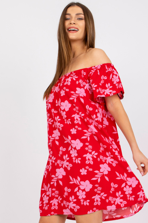 Punane minikleit lilledega Amaya...