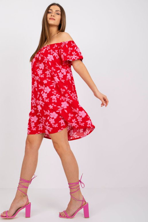 Punane minikleit lilledega Amaya...