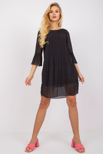 Must plisseeritud Tavua...