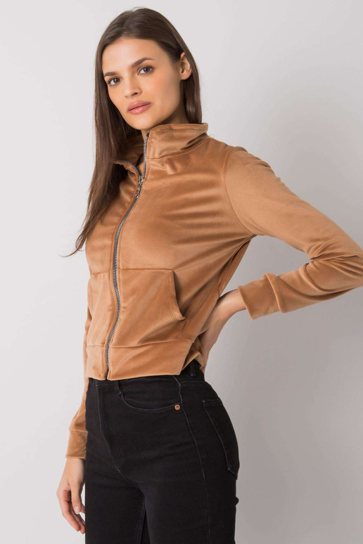 Kaameli veluurist dressipluus Charley...