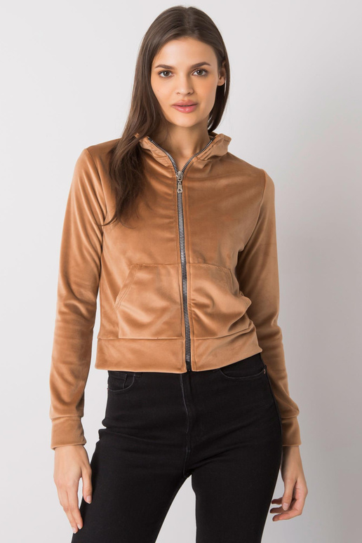 Kaameli veluurist dressipluus Charley...