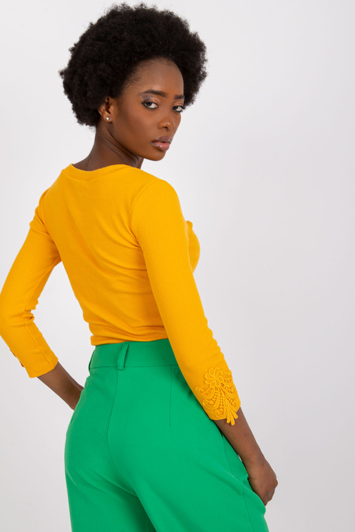 Heleoranži triibuline pluus Alissia...