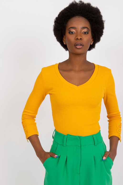 Heleoranži triibuline pluus Alissia...