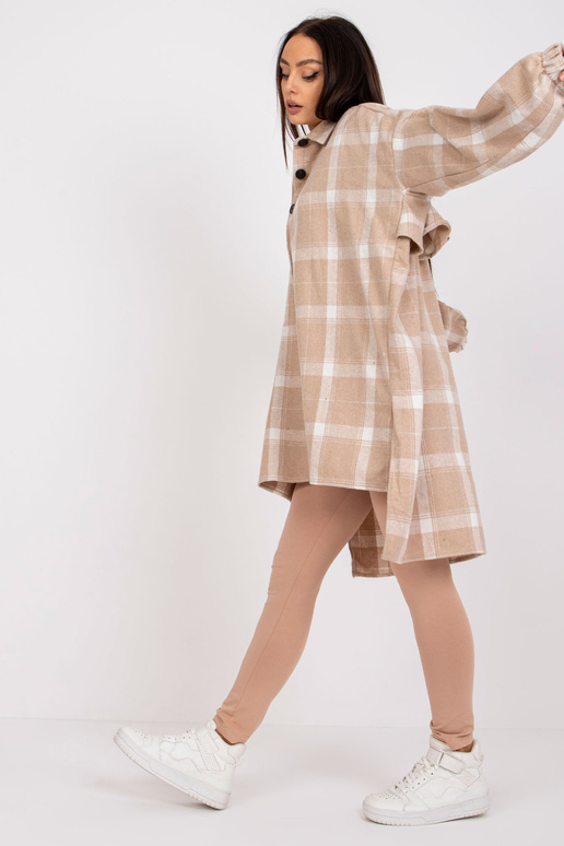 Suzanne beež ja valge ruuduline pikk...