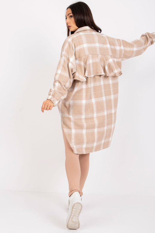 Suzanne beež ja valge ruuduline pikk...