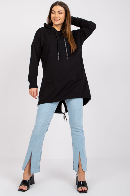 Must naiste dressipluus, seljal...