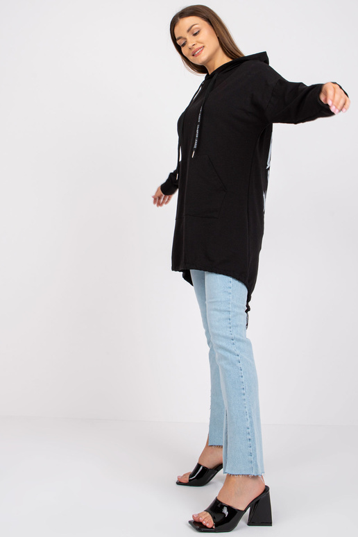 Must naiste dressipluus, seljal...