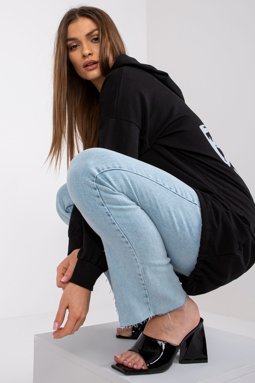 Must naiste dressipluus, seljal...