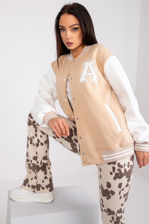 Beež bomber taskutega dressipluus Palma