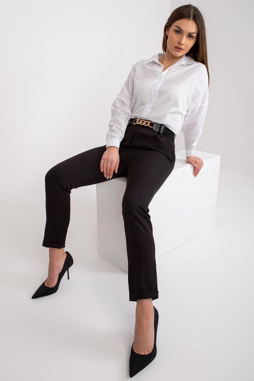 Mustad püksid rihmaga Sevilla