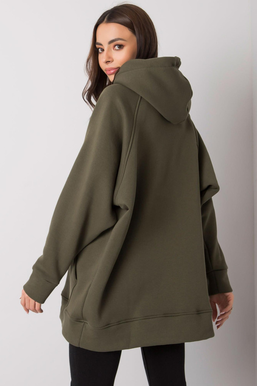 Khaki värvi känguruga dressipluus...