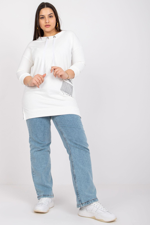 Ecru dressipluusi tuunika pluss...