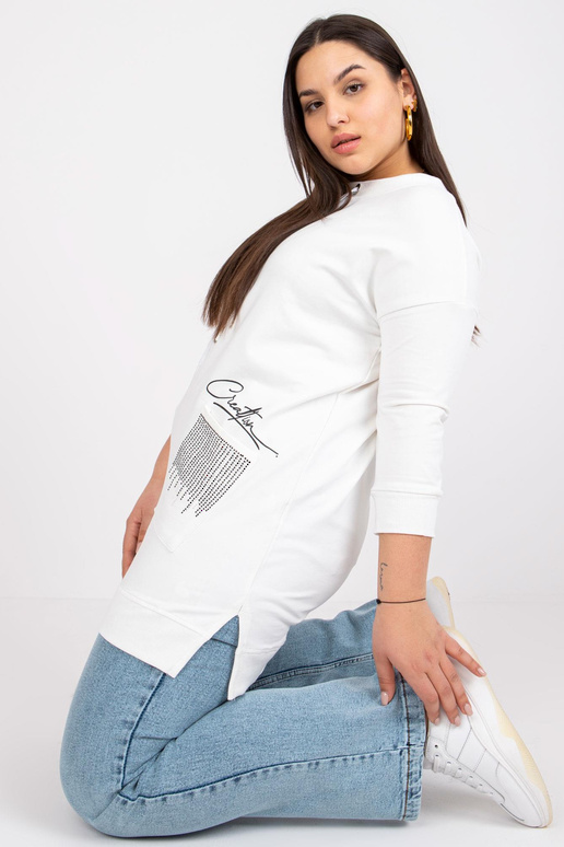 Ecru dressipluusi tuunika pluss...