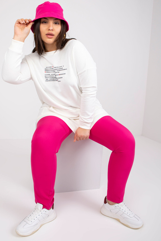 Ecru dressipluus pluss suurus ilma...