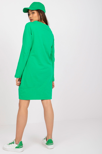 Roheline kleit Holly taskutega