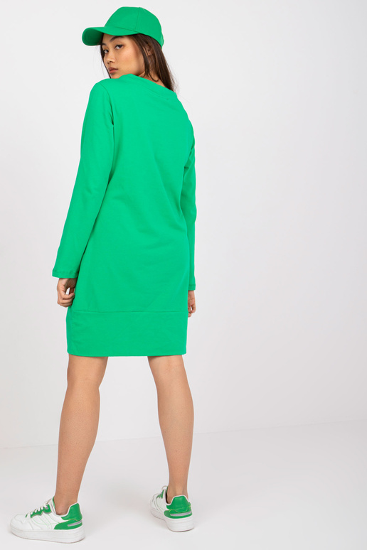 Roheline kleit Holly taskutega