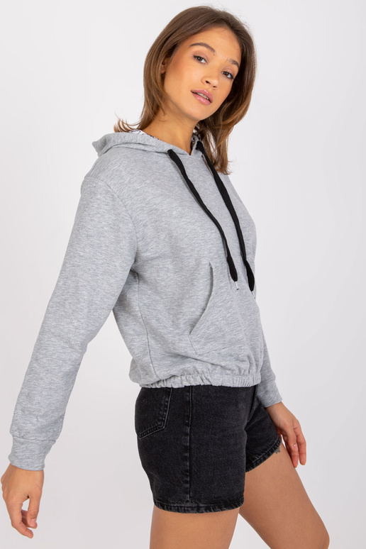 Hall melanž dressipluus kapuutsiga...